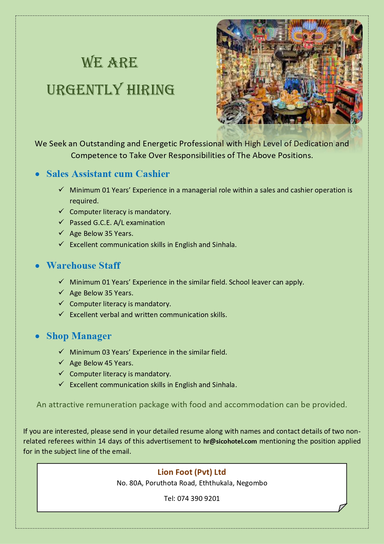 advertisement picture