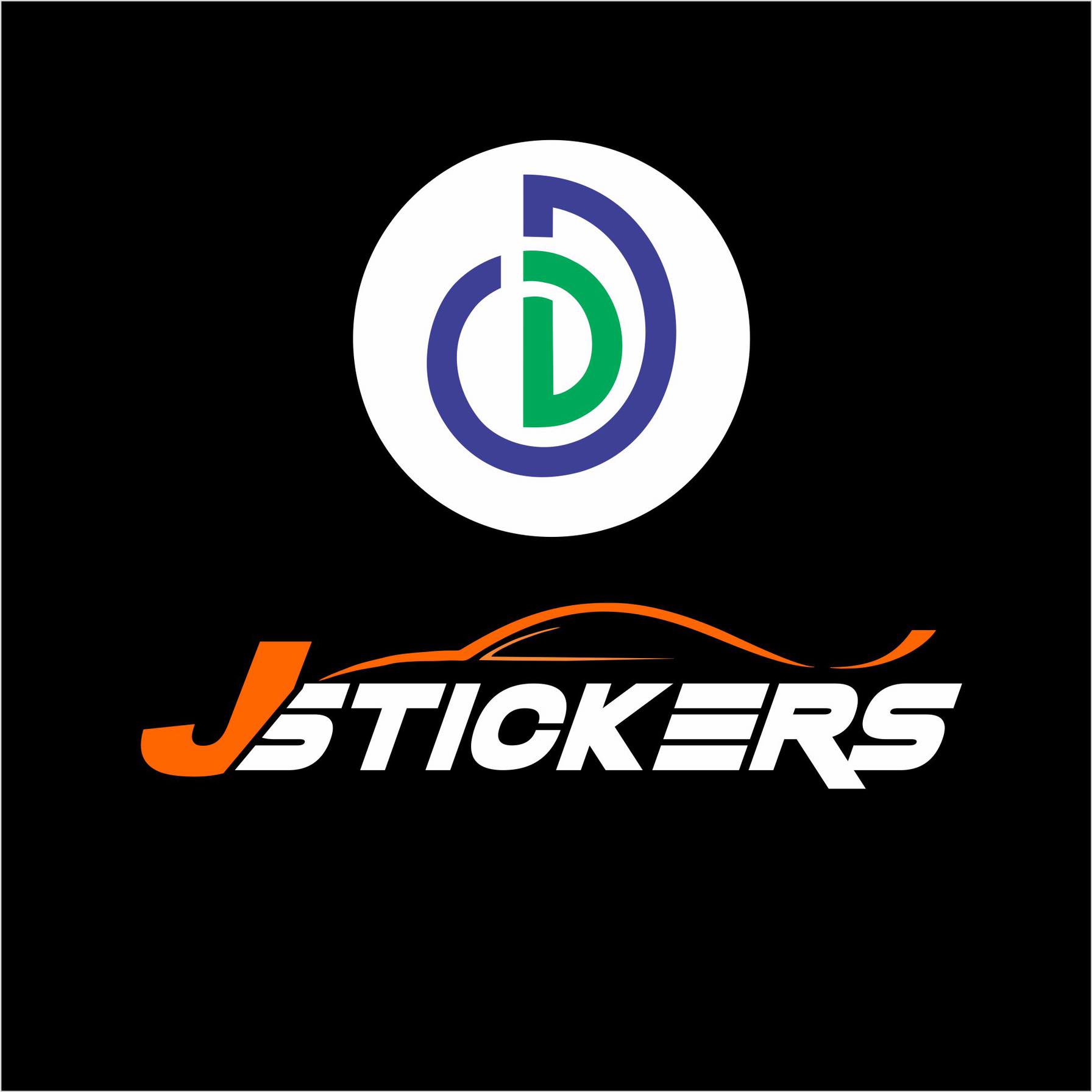 Dineth Printers & J Stickers logo