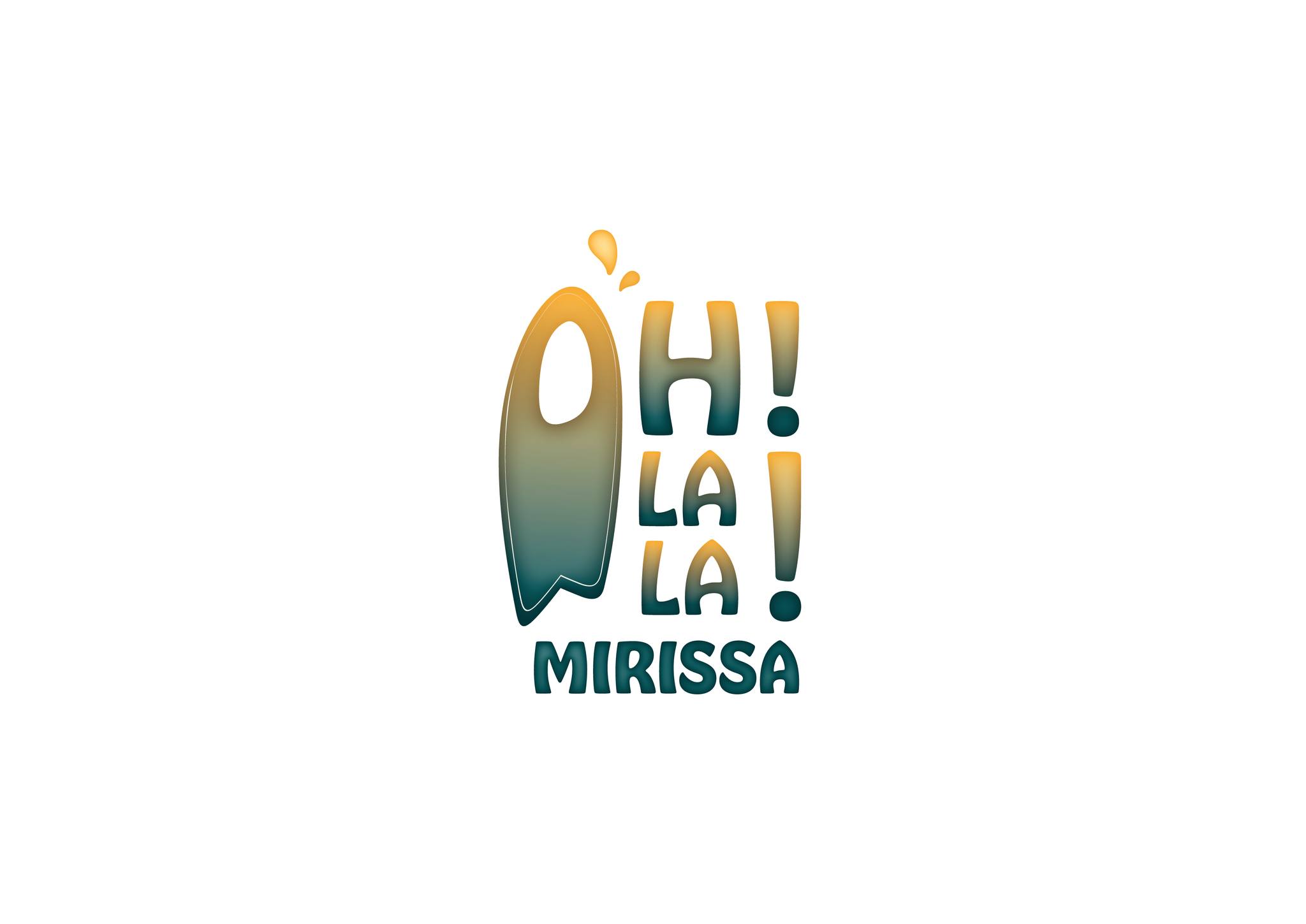 Oh la la !!! Beach bar and restaurant logo