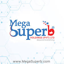 Mega Superb holding logo