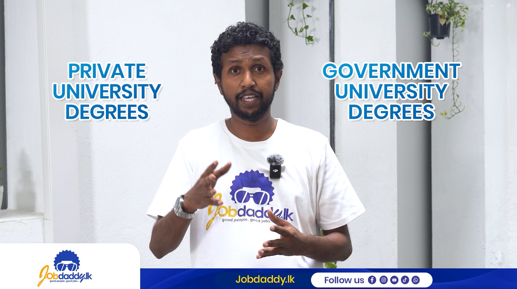 Private University ද? Government University ද? | Career Tips by Jobdaddy.lk - Tip 01